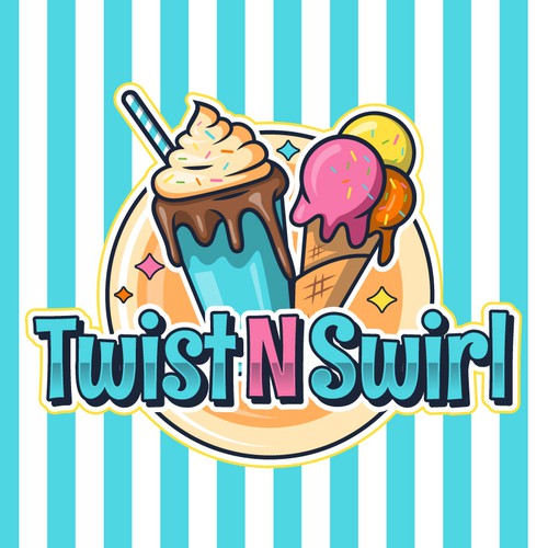 ice cream truck logo 