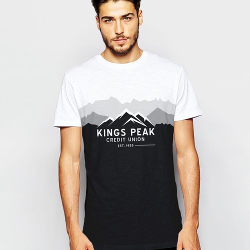 T-shirt design kings peak