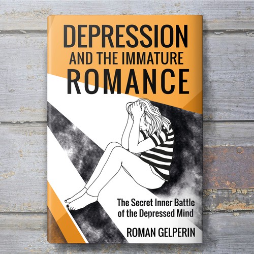 Book cover  with my hand-drawn illustration.