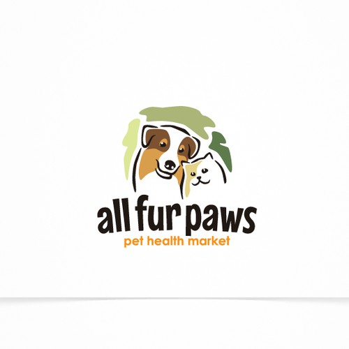 Logo Concept For A Dog And Cat Natural Pet Food Store