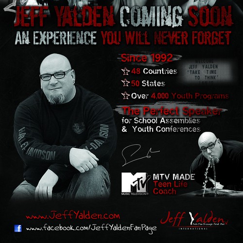 Jeff Yalden Teen Life Coach flyer