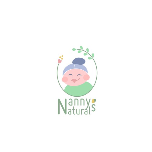 Logo for an all natural brand for children - Nanny's Naturals