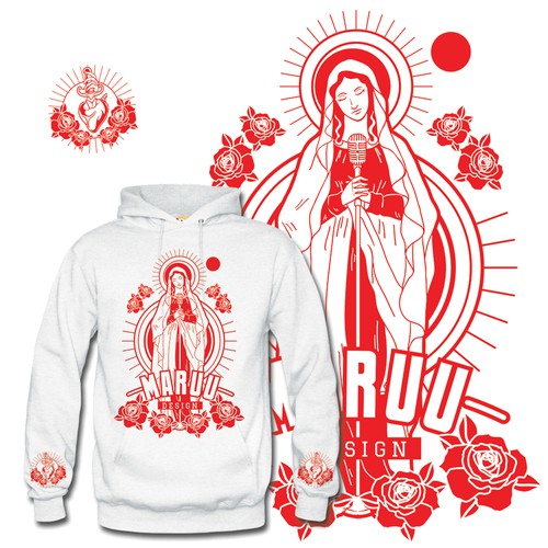 maruu  hoodie graphic design