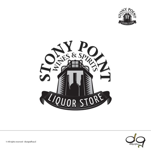 Logo design for a liquor store