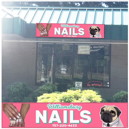Nail Shop Banner Concept