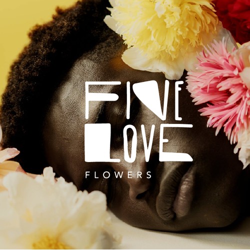 Five Love flowers logo