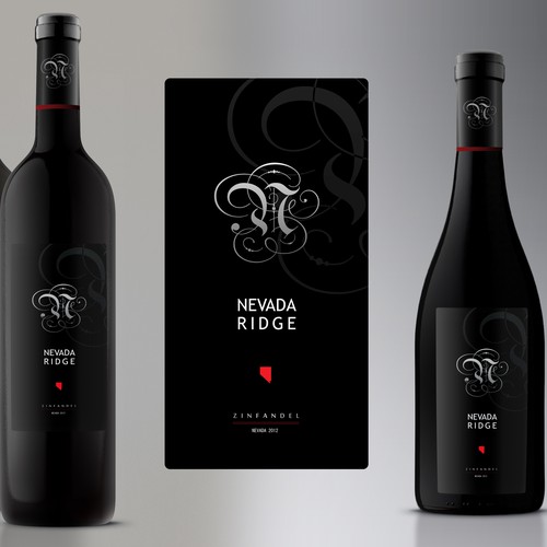 Nevada Ridge wine label