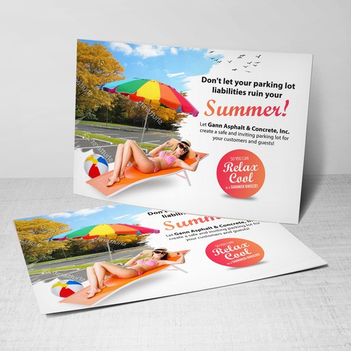 Summer Postcard Design