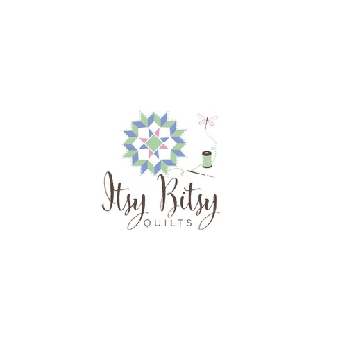 Itsy Bitsy Quilts needs a big logo!