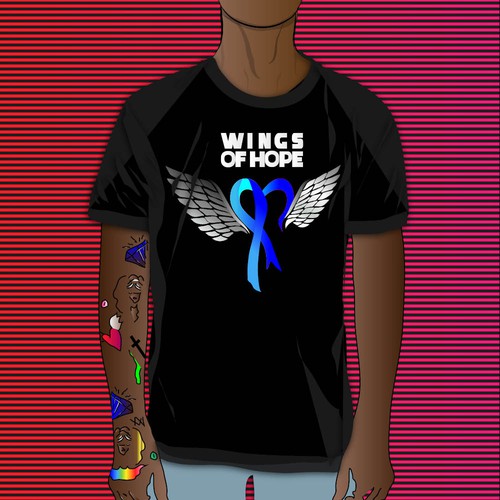 t shirt concept wings of hope 2