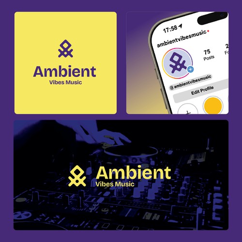Ambient Vibes Music Logo 