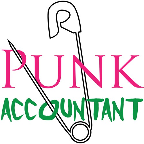 Off beat logo for Punk Accountant blog