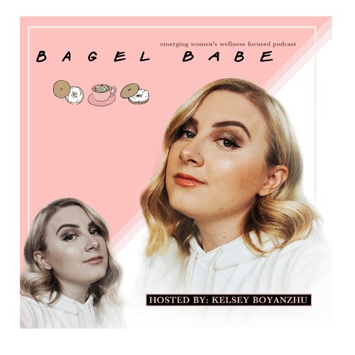 Poster design for The Bagel Babes Podcast