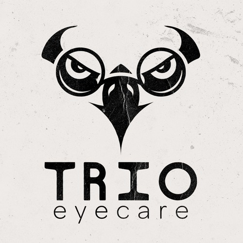 A creative abstract approach to a logo for a new optometry company.
