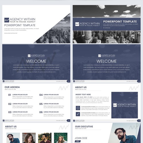 Powerpoint template for Digital Marketing Agency