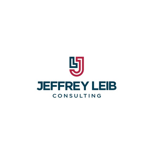 JL letter Logo Design for Jeffrey Leib Consulting.