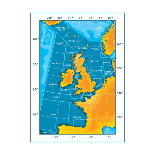 Beautiful Map/Infographic of Iconic Weather Forecast
