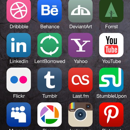 Create a minimalistic app icon for iPhone App