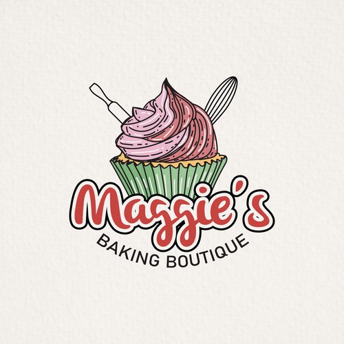 Logo design for cake shop 