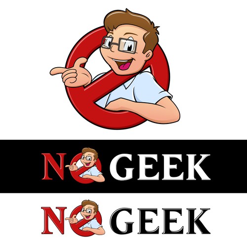 Logo for "NoGeek"