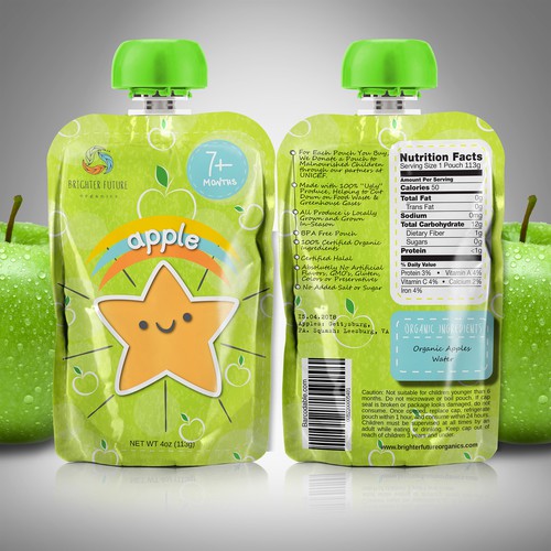 Baby food packaging 