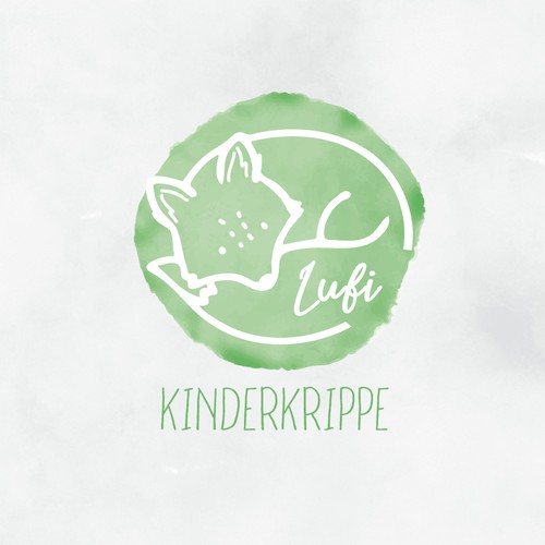 Logoillustration „Fuchs“ für eine Kinderkrippe