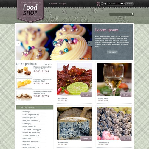 eCommerce Template Design Contest - Multiple Winners Guaranteed!