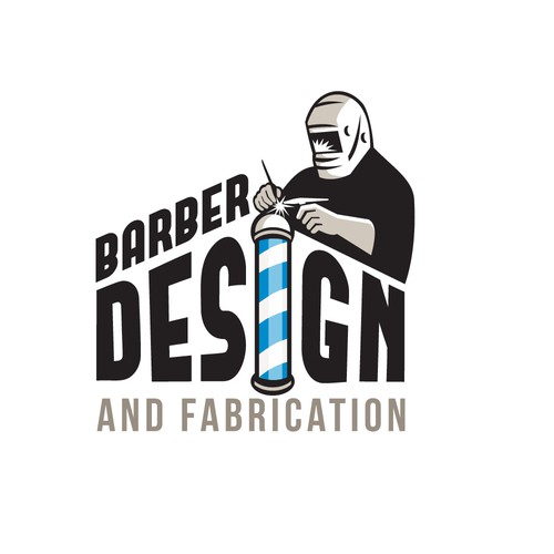 Logo design concept for Barber Design and Fabrication