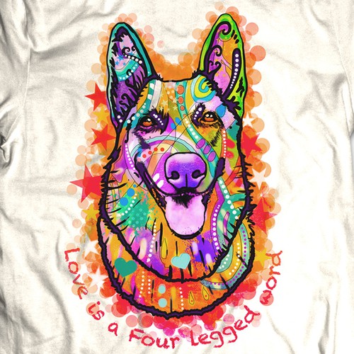 Creative dog t-shirt