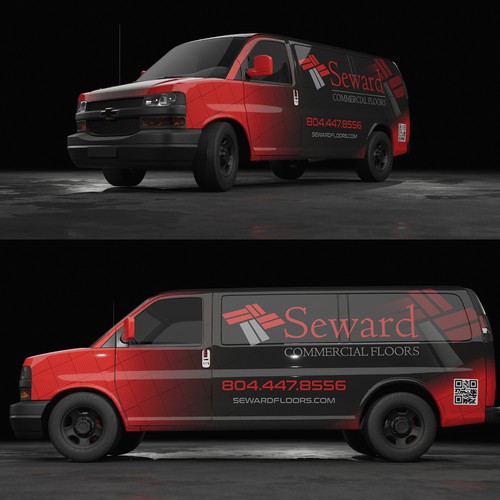 Van Wrap for Seward commercial floors
