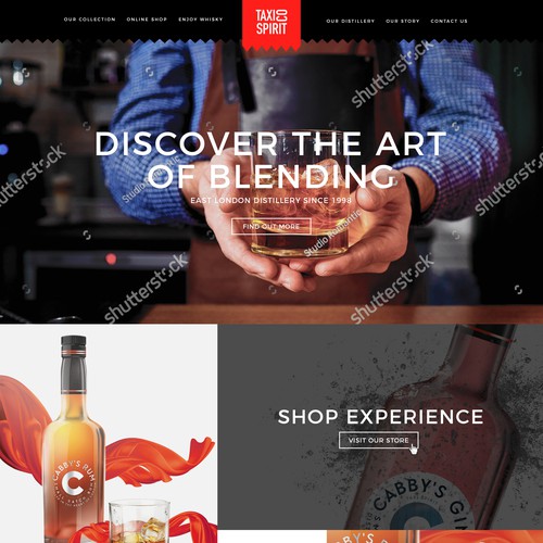 Whisky Website Concept