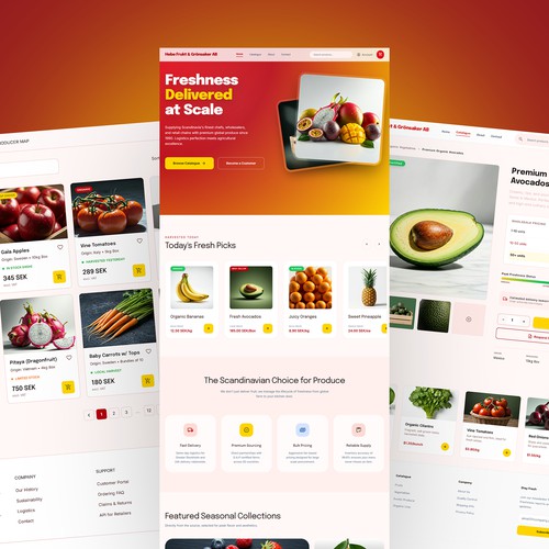 Hebe Frukt & Grönsaker AB (Website UI/UX)