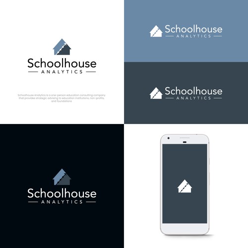 Logo design concept for Schoolhouse Analytics