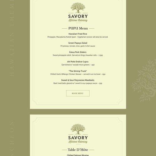 savory kitchen web page 