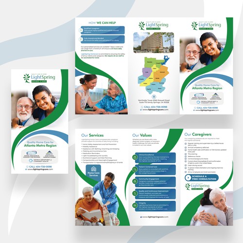 Brochure Design For Home Care