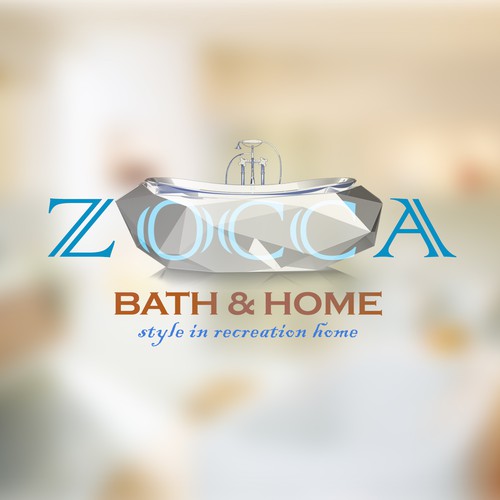ZOCCA, Bath&Home Logo Design