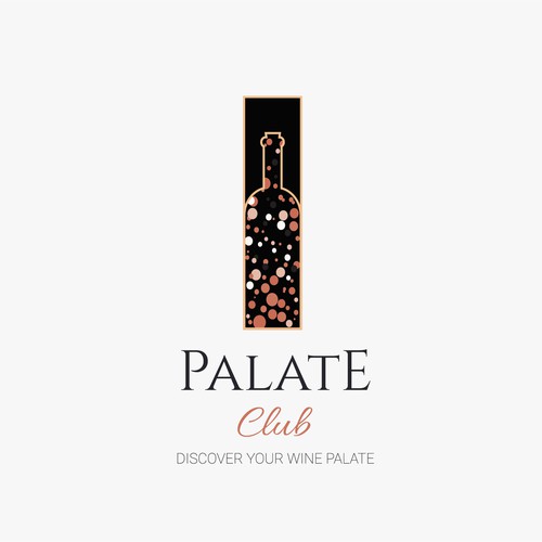 Logo for Palate Club, online wine subscription delivery service