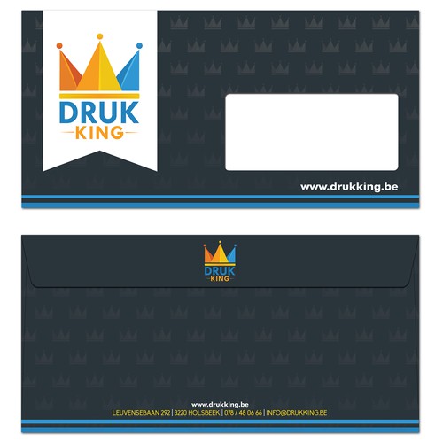 Create enveloppe for printing business.