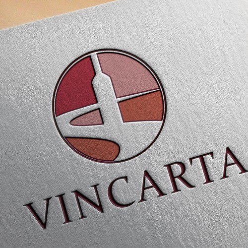 Elegant logo for wine lovers