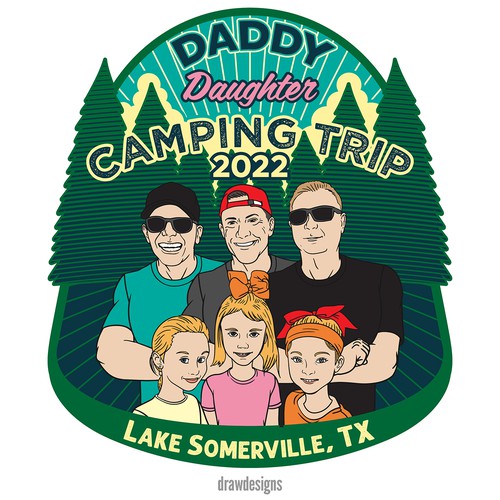 Camping Trip T-shirt Design