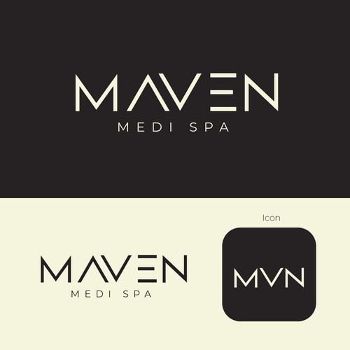Maven Spa logo design