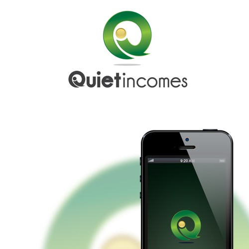 Just the letter Q and I, or the words "Quiet" and "Incomes" needs a new logo