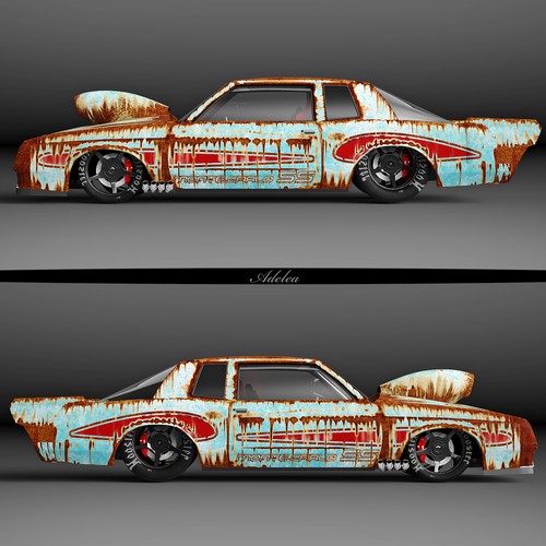 Chevrolet Monte Carlo 1988 wrap design