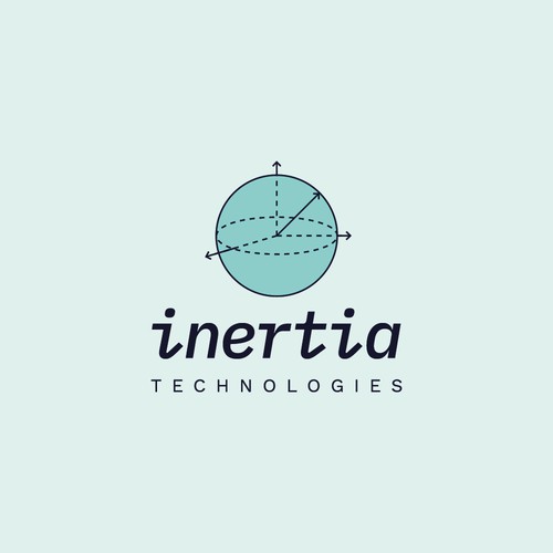 A modern and minimal logo which conveys motion and industrialism