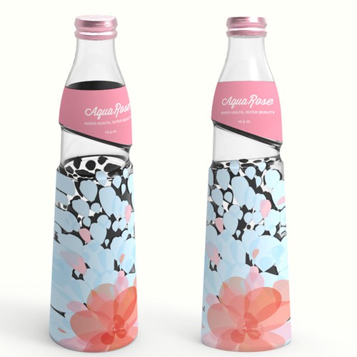 3D bottle design and label for up and coming plant based beverage (CADDesign)