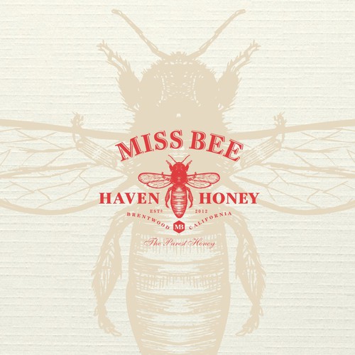 Miss Bee logo design