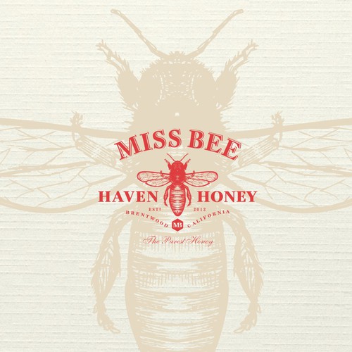 Miss Bee logo design