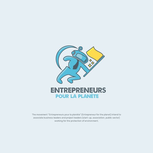 Bold Astronaut Logo for Business Leaders