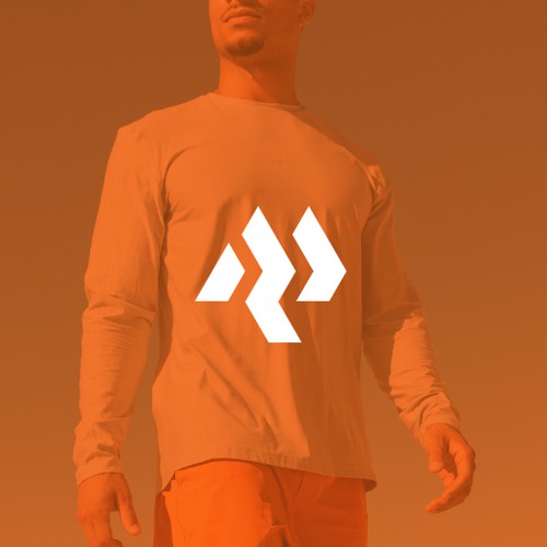 Minimal Performance Brand Logo with Dynamic Motion Mark