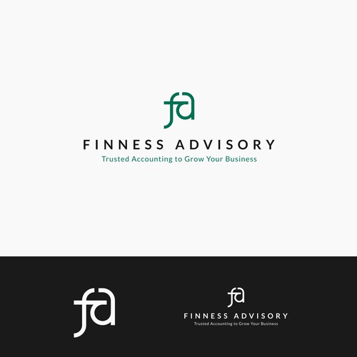 Logo concept for accounting company